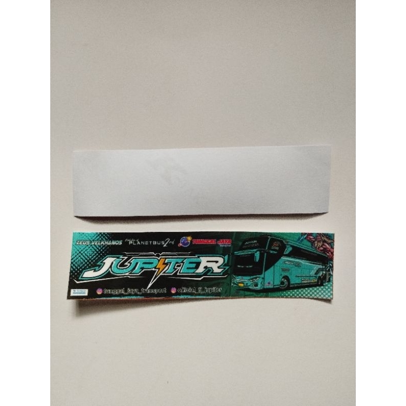 

Stiker bus Juviter tunggal jaya isi 1 pcs