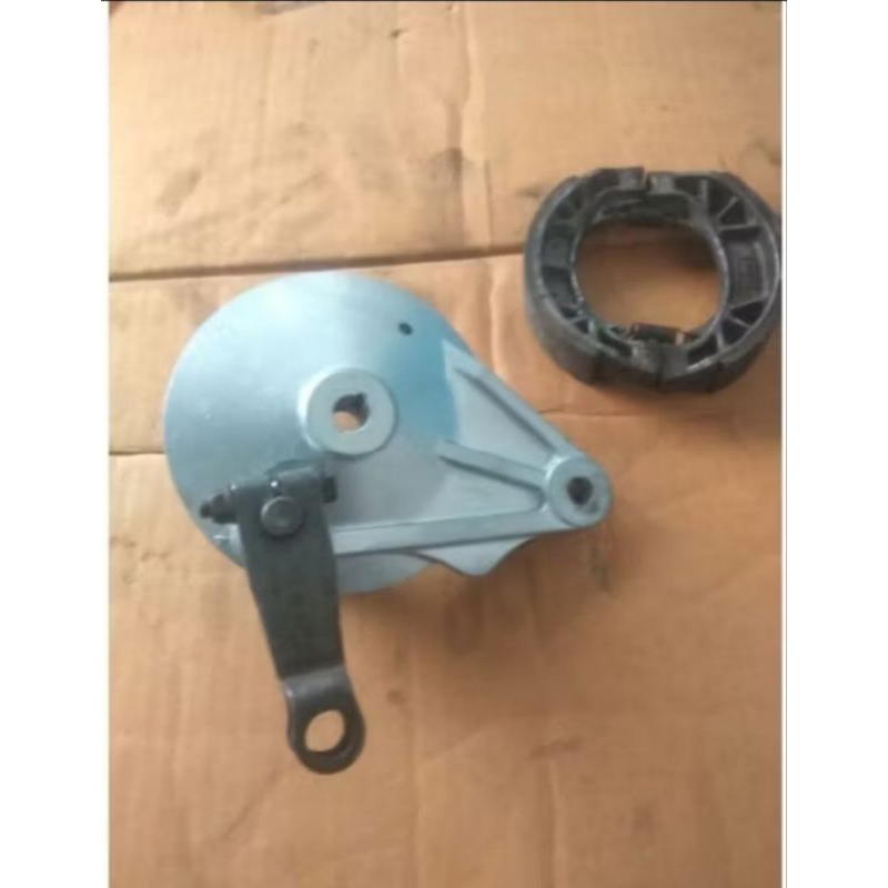 panel rem belakang Tutup trombol set kampas rem Honda Supra x 125 Supra fit New original second