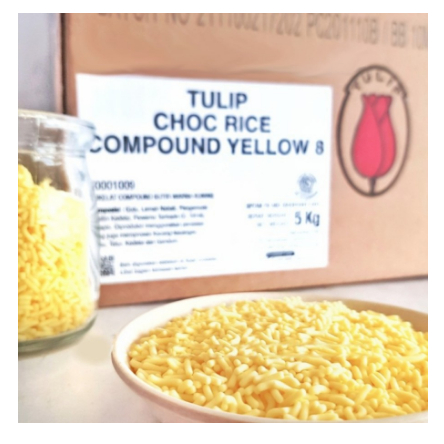 

TULIP Sprinkle Cup Cake Topping Mesis Kuning Choco Rice YELLOW 200 gr