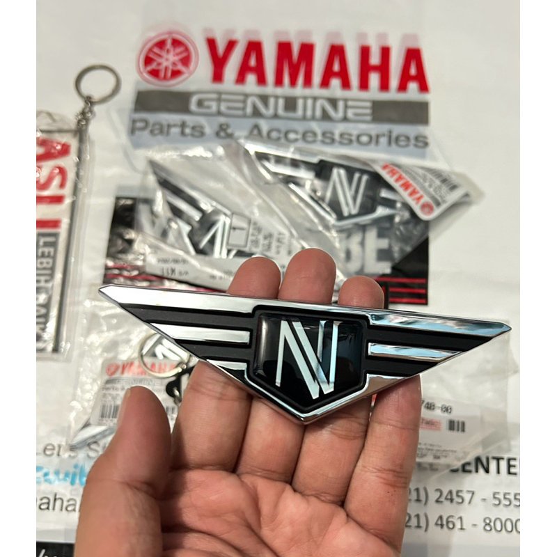 Emblem Nouvo Elegance Original Logo Tameng Depan Nouvo Elegance N Segitiga