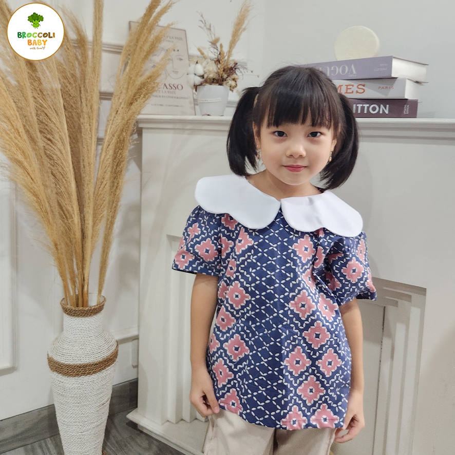 BROCCOLI BABY - ALESHA Batik Anak Perempuan Atasan