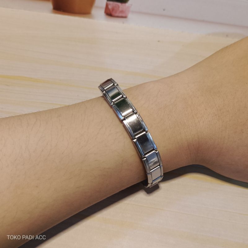 GROSIR GELANG TANGAN PER STAINLESS LUSINAN ISI 12PCS