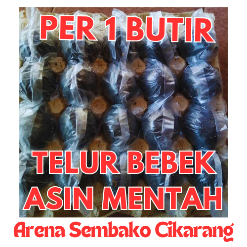 

(INSTANT / SAMEDAY ONLY) PROMOO GROSIR TELUR BEBEK ASIN MENTAH PER 1 PCS ARENA SEMBAKO CIKARANG