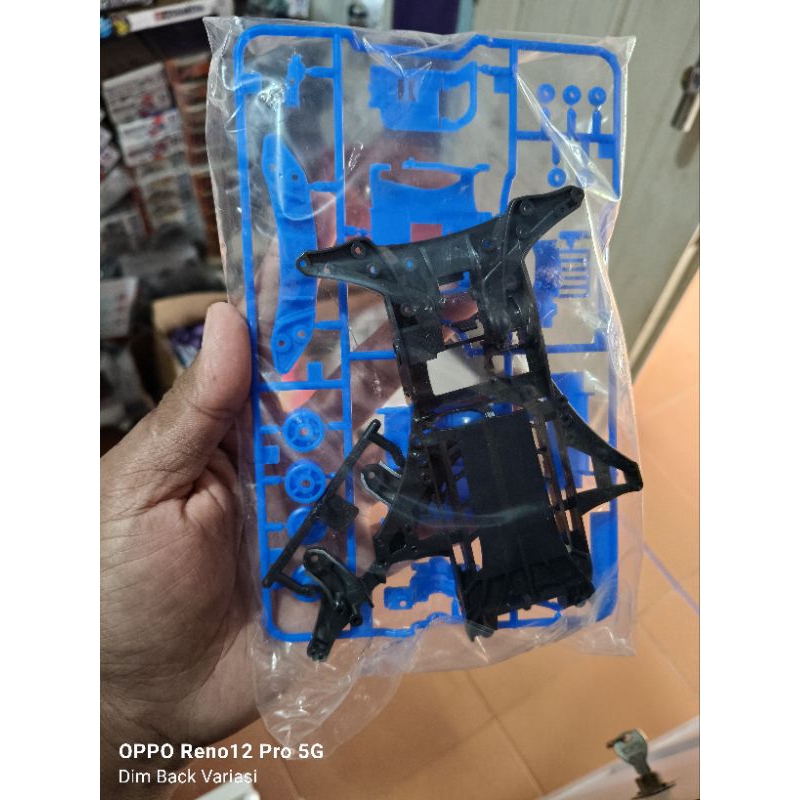 Tamiya Chassis Set Fm-a Fma Hitam + Gearbox Hitam + Akar hitam
