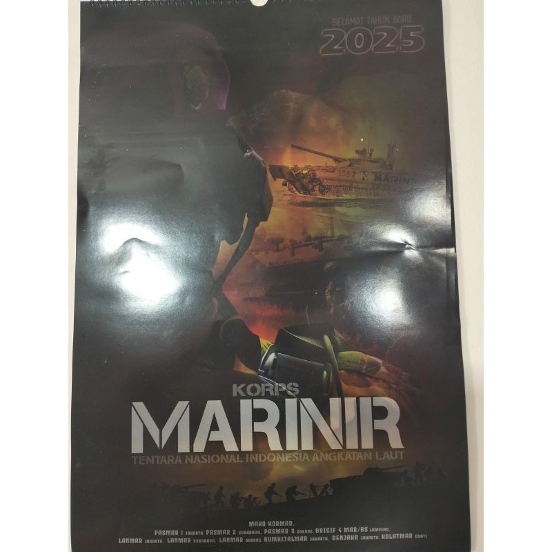 

Kalender TNI-AL 2025 Korps Marinir ( READY STOK)
