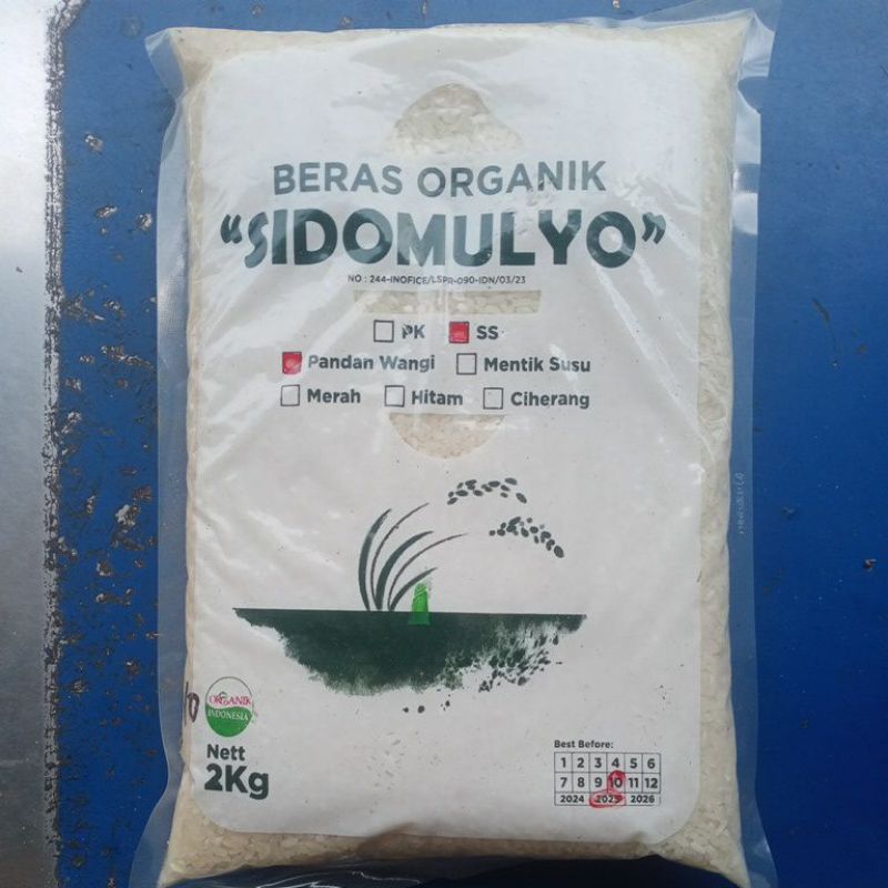 

Beras Organik "Sidomulyo" Pandan wangi
