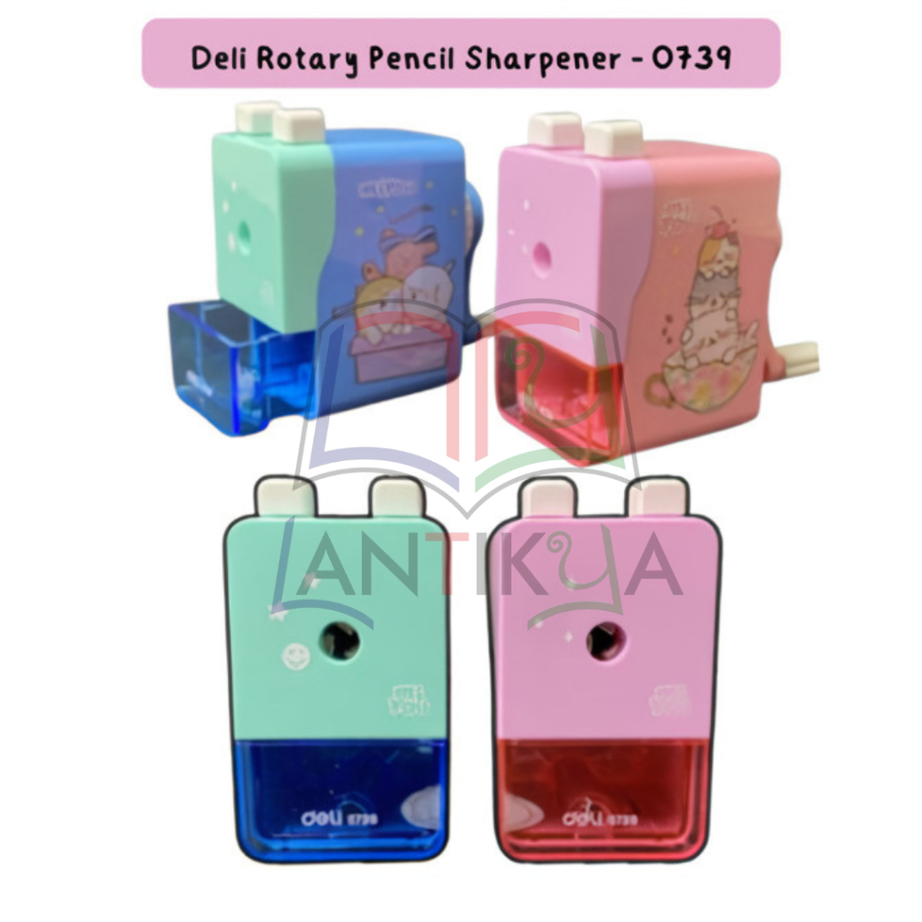 

Rautan Pencil | Deli Rotary Pencil Sharpener - 0739