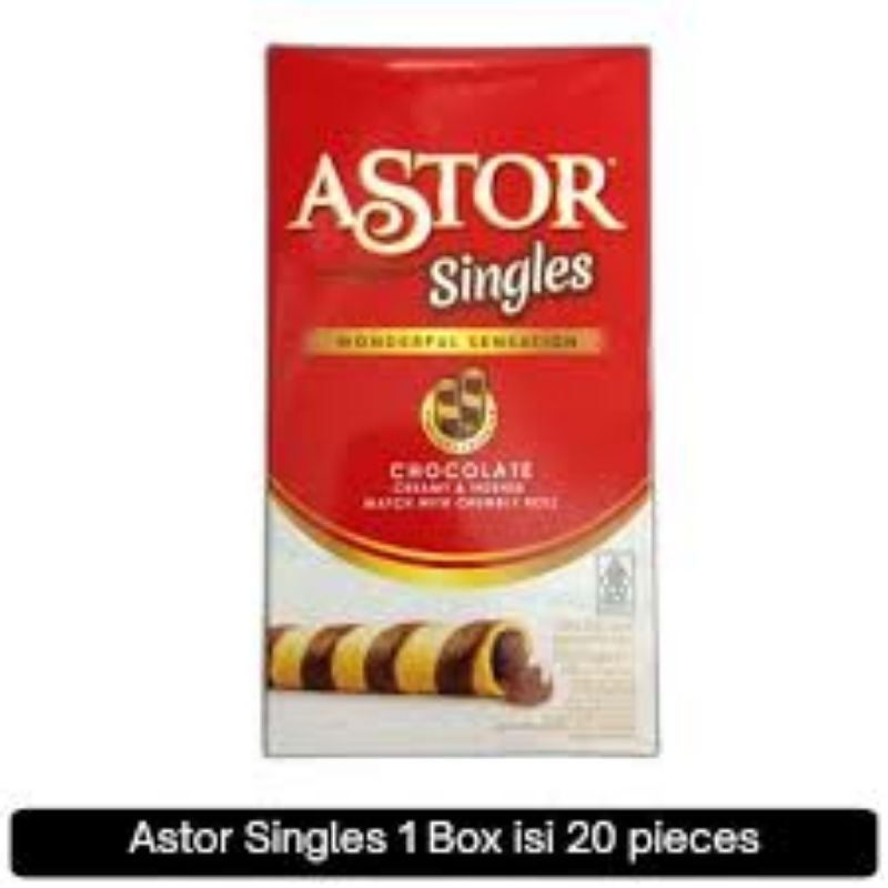 

Astor singles 1 box isi 20