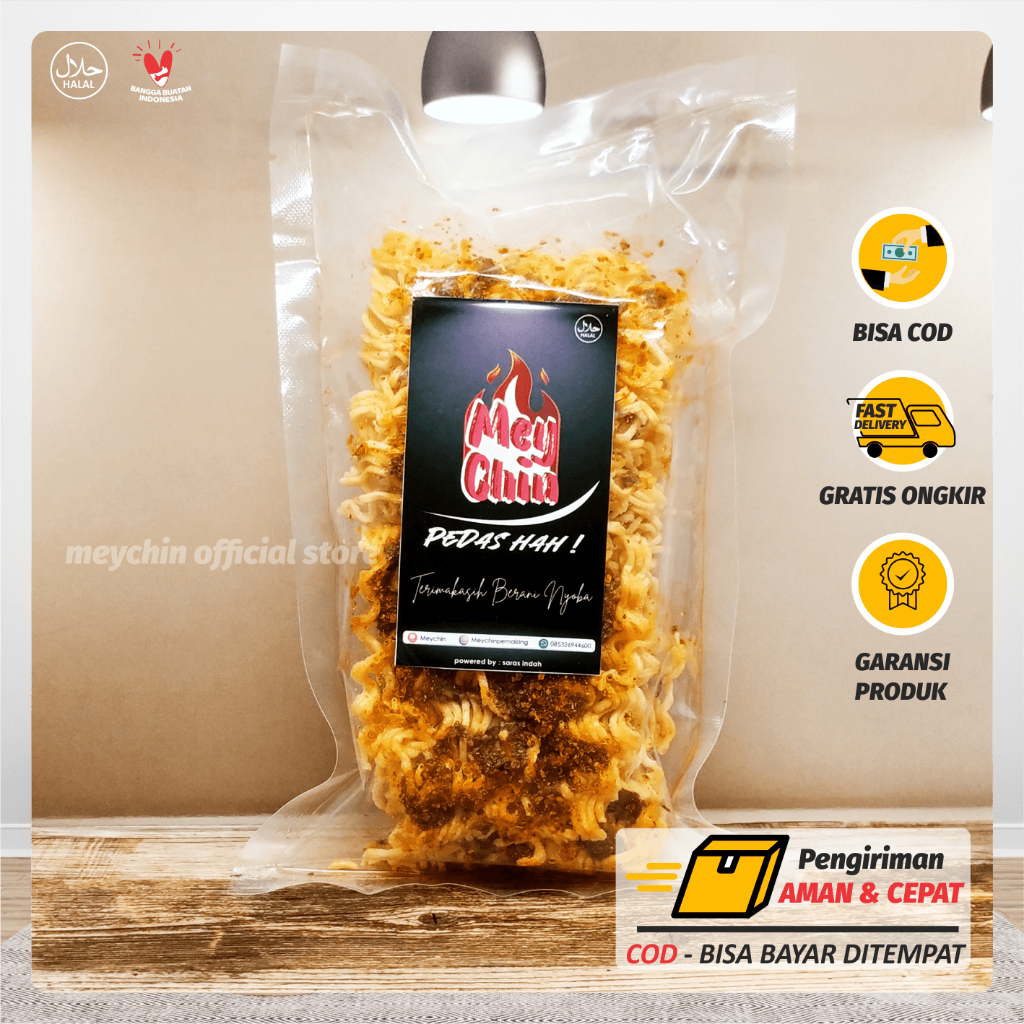 

[COD] MIE GORENG KREMES MEDIUM PEDAS MEYCHIN MIE LIDI LIDI-LIDIAN