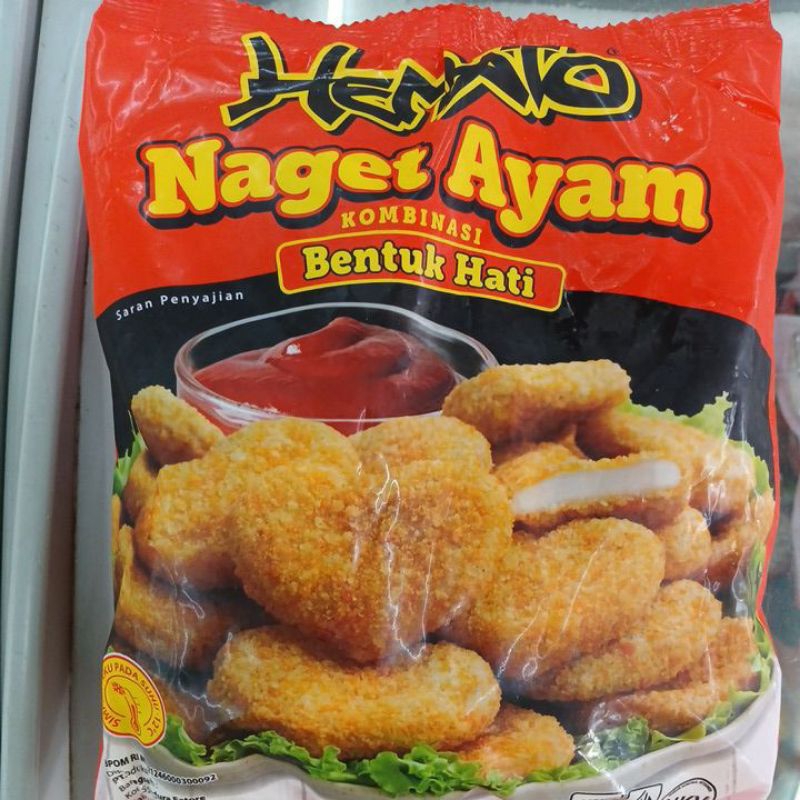 

HEMATO NAGET AYAM KOMBINASI BENTUK HATI 500 GRAM