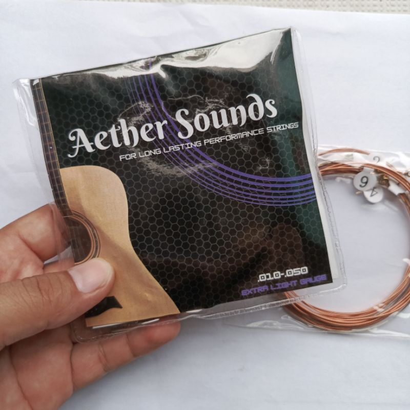 Senar Gitar Akustik ukuran 0.10 Aether Sound/ Senar Gitar Akustik 0.10 Suara Joss