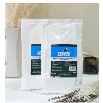 

IBIS Blue Bahan Pelembut Roti Saf Bread Improv Ibis Blue 100 gr Repack