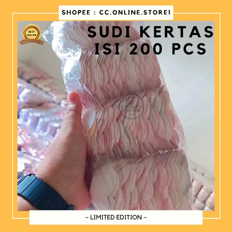 [CCOS1] Sudi Klepon / Sudi Kertas 200 pcs / Sudi tatakan bikang / Sudi Alas Kue / Alas Kue / Tatakan