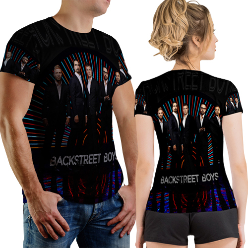 Kaos Backstreet Boys Tshirt Fullprint Bahan Polyester Jersey | Size S M L XL XXL 3XL | PO 3 HARI