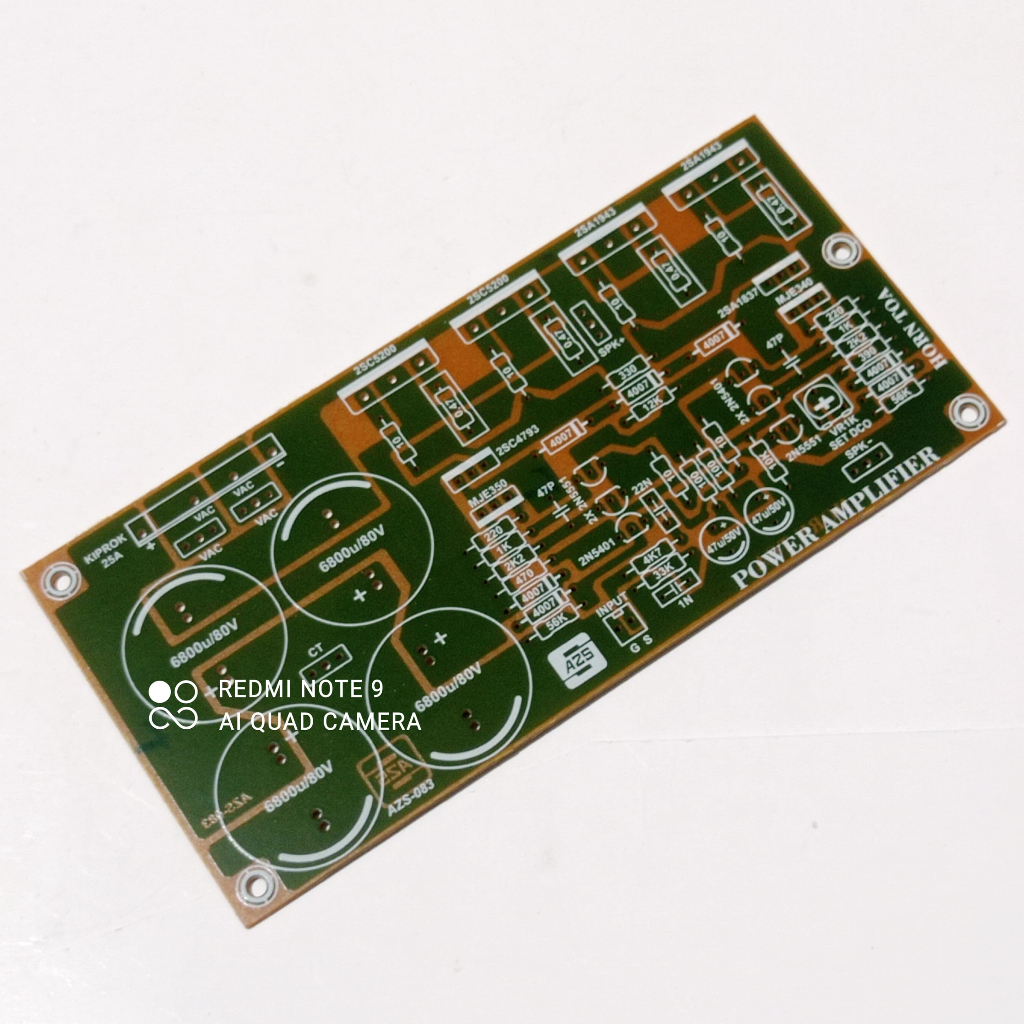 PCB Power Amplifier TOA Plus Power Supply 2 untuk Set Final