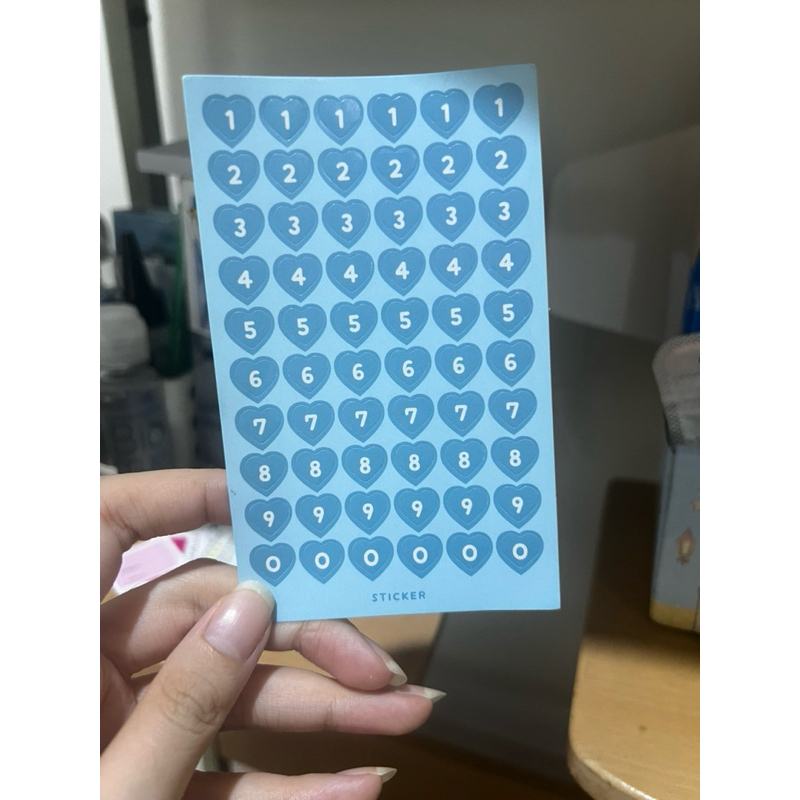 

Sticker Deco Angka / Stiker Jurnal Angka Aesthetic / Number Sticker Tumblr Dekorasi DIY Scrapbook Keyboard Bujo Bullet Journal