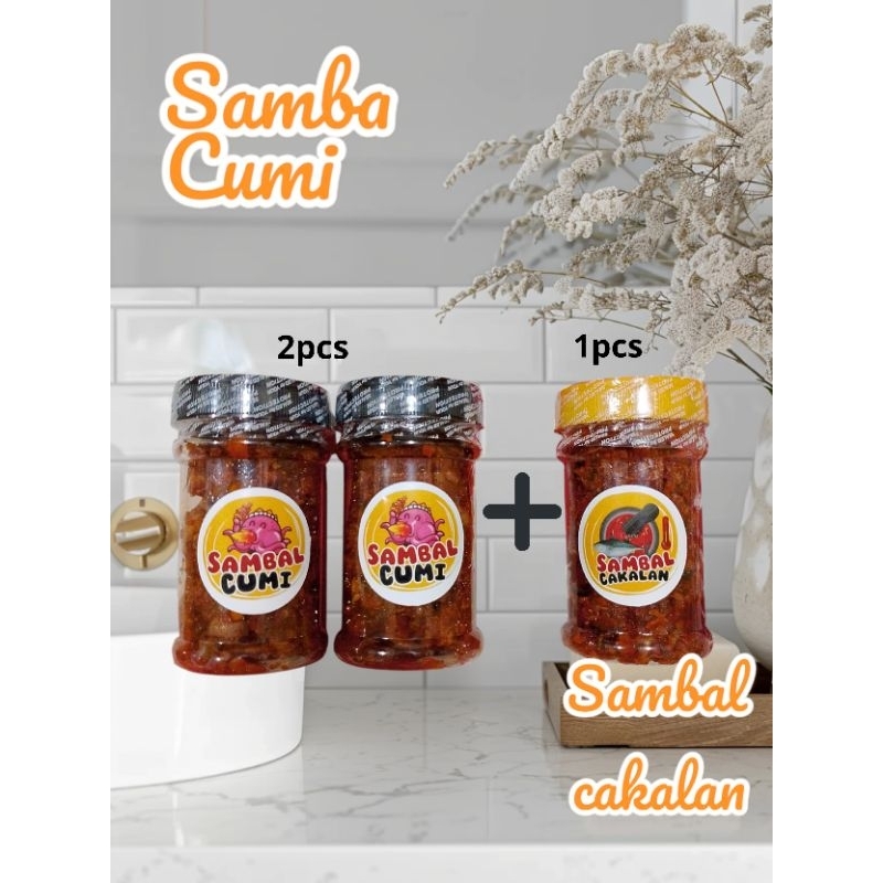 

PAKET BUNDLING 2pcs Sambal cumi+1pcs Sambal Cakalan