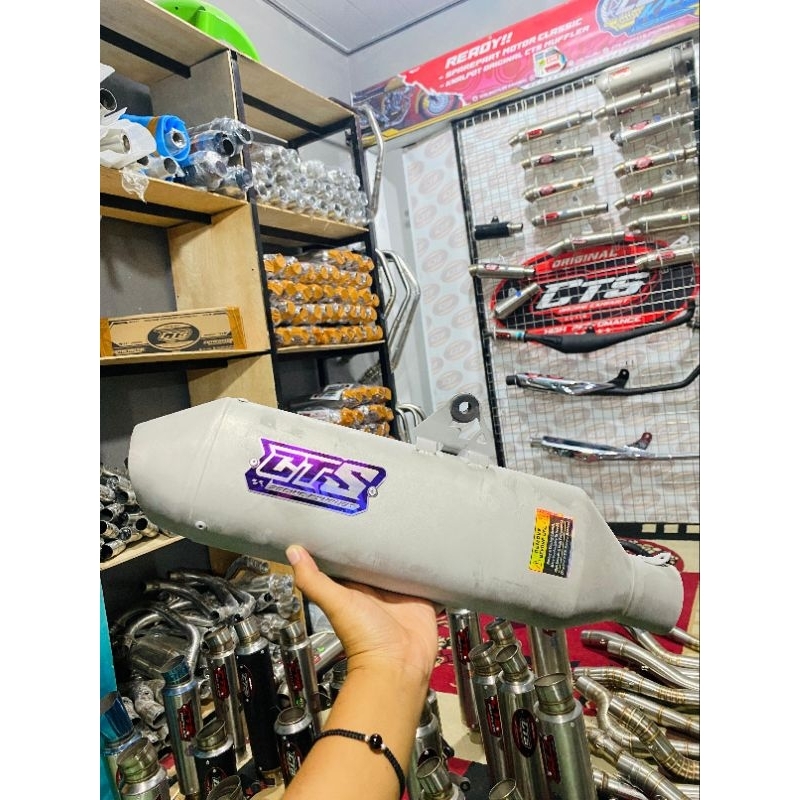 SLENCER CTS MODEL KAPSUL LOGO BLUE TERBARU