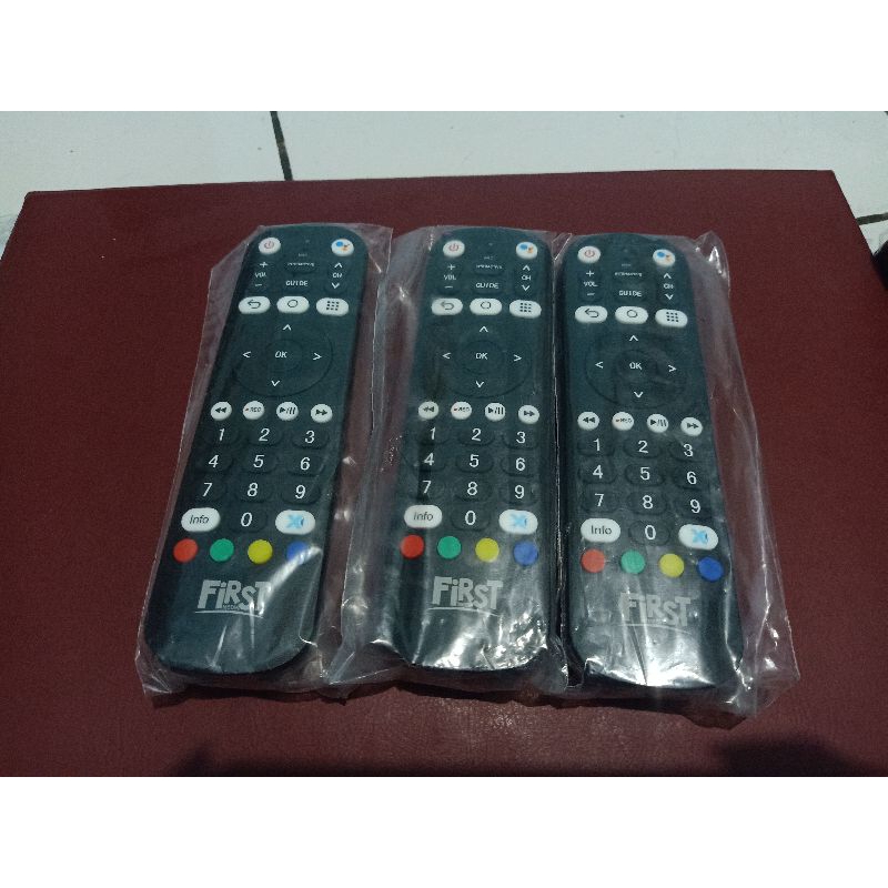 NEW Remote STB X1 prime/lite firstmedia Original PCB hitam RBU
