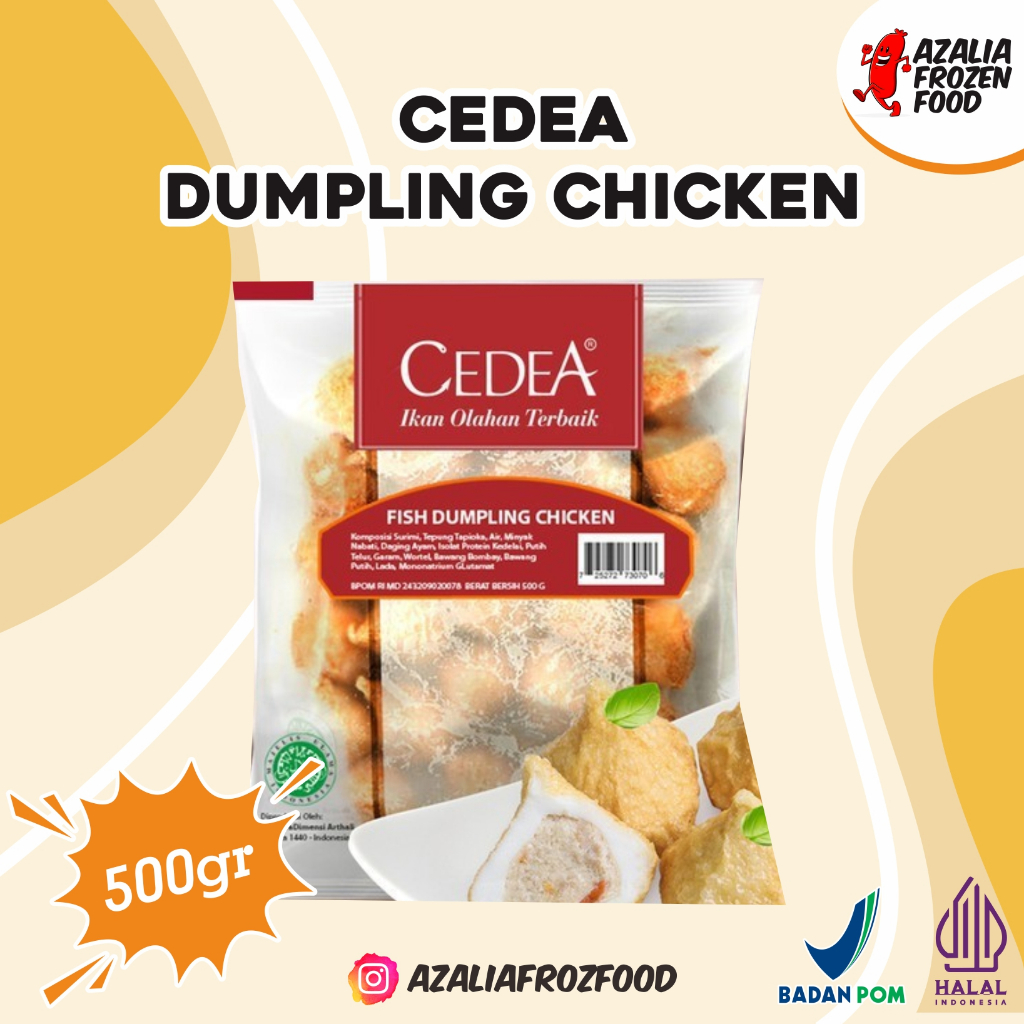 

CEDEA DUMPLING CHICKEN 500 GRAM