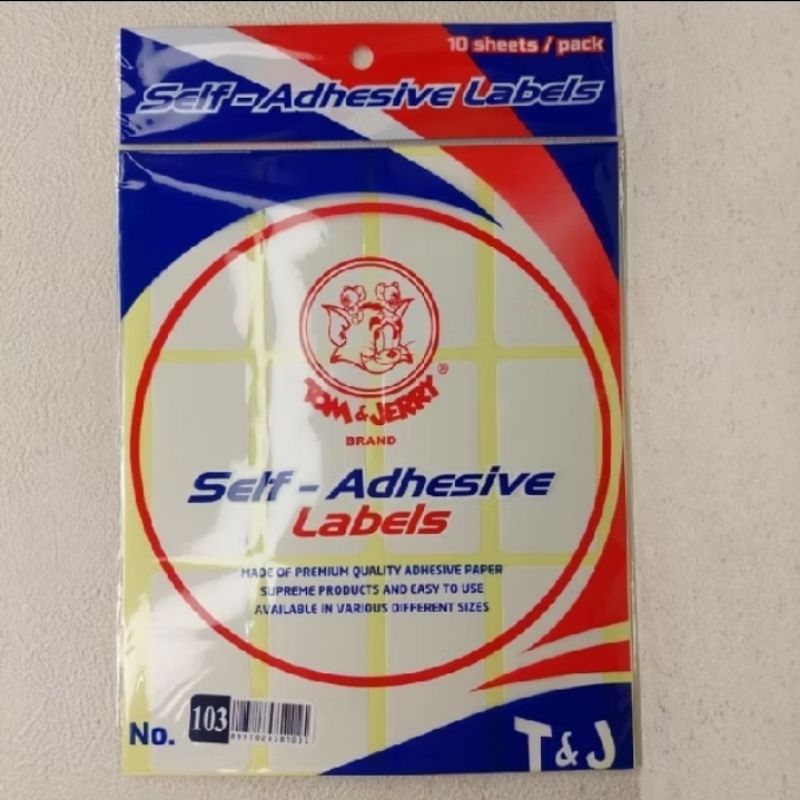 

Stiker label Tom and Jerry no.103 / perpak