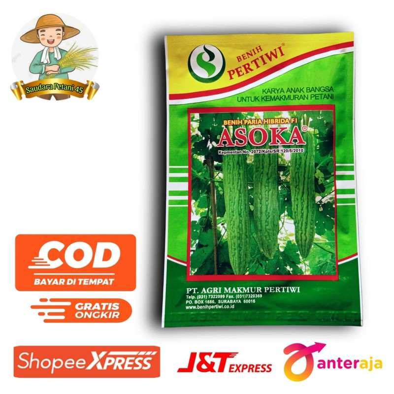 benih paria pare ASOKA 10gram BENIH dari PERTIWI