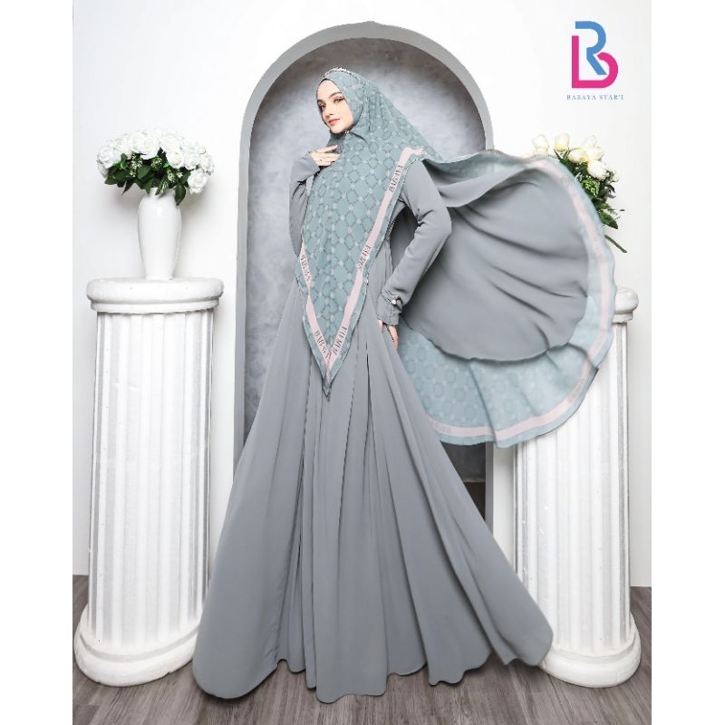 KIRANA SERIES BY BARAYA GAMIS SET TERBARU Ready stok set syari Baraya original 2