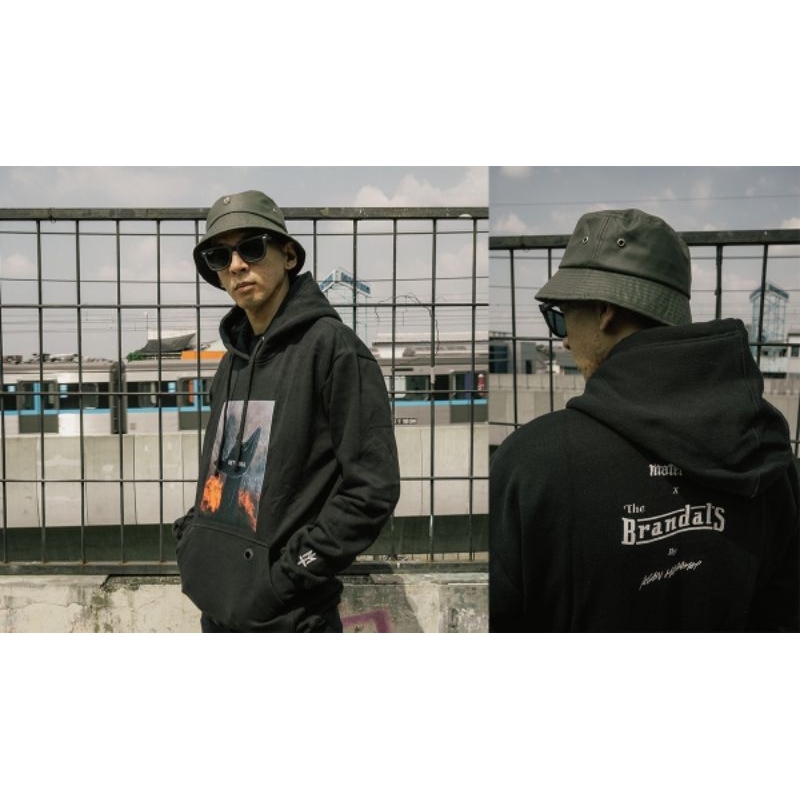 MATERNAL DISASTER X THE BRANDALS - RETORIKA - SWEATSHIRT HOODIE