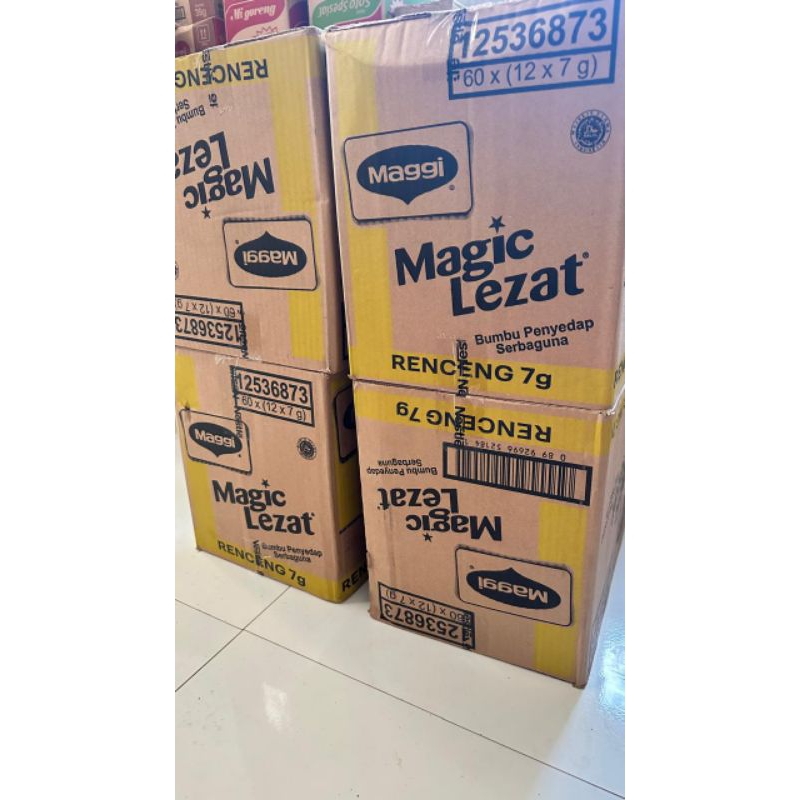 

1 karton MAGIC Bumbu Lezat isi 60 renteng