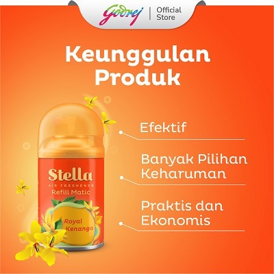 Stella Matic Refill Pengharum Ruangan Premium Series Perfect Summer 160ml