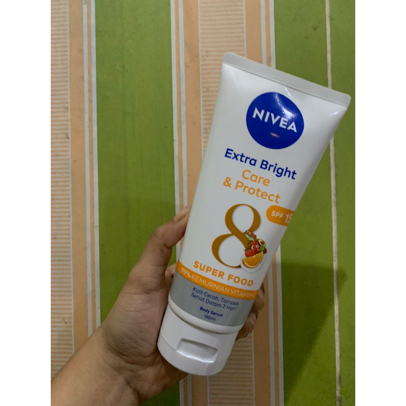 nivea extra bright care protect / handbody nivea oren