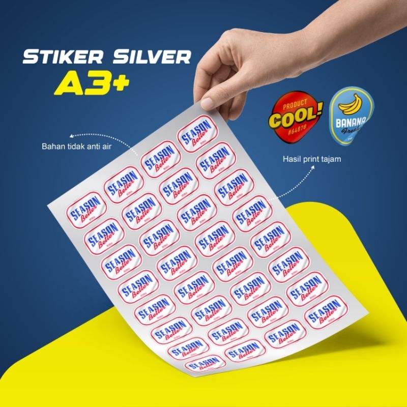 

Cetak Stiker Silver / Sudah Termasuk Cutting