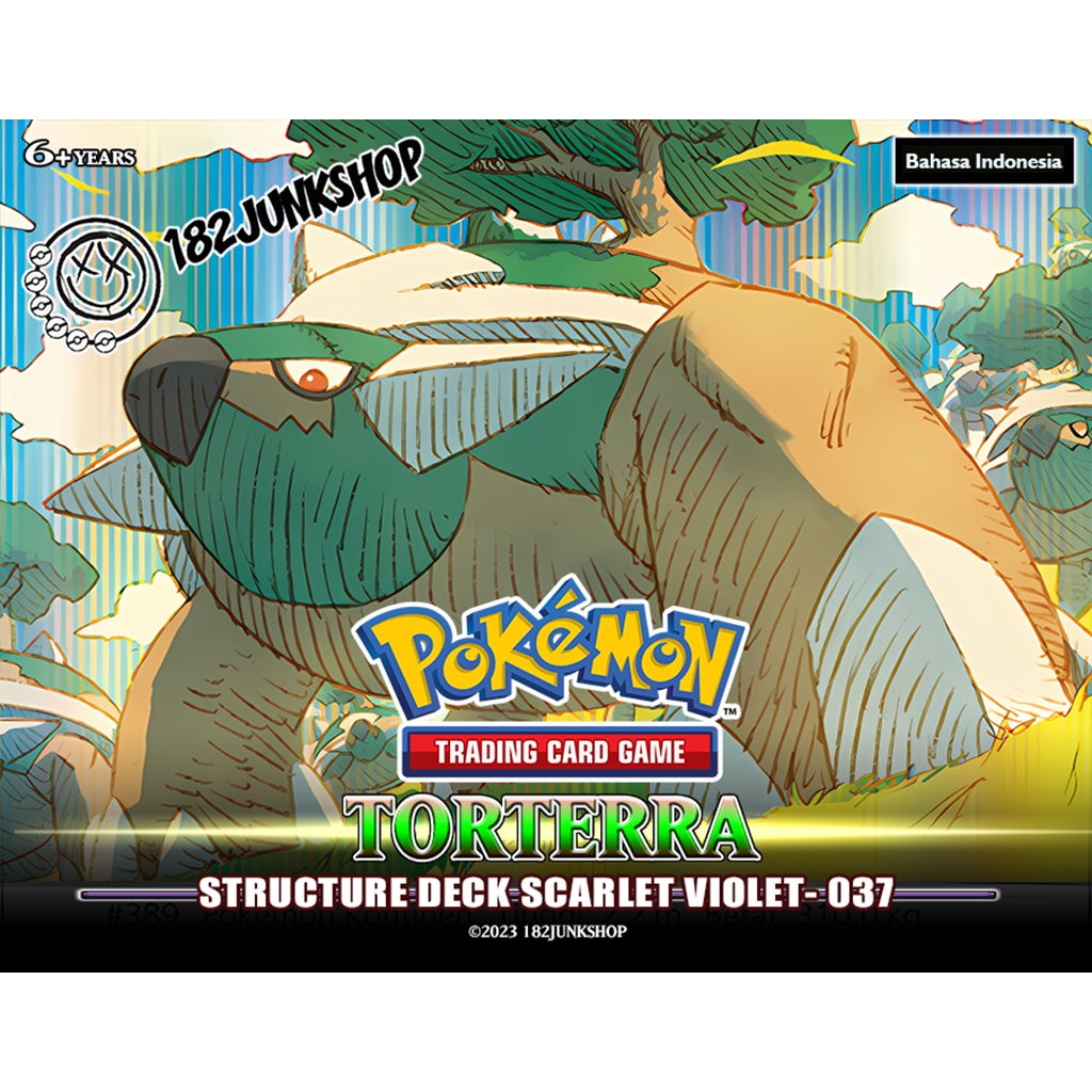 Deck Pokemon TCG SV 037 - Torterra Deck - Non ORI