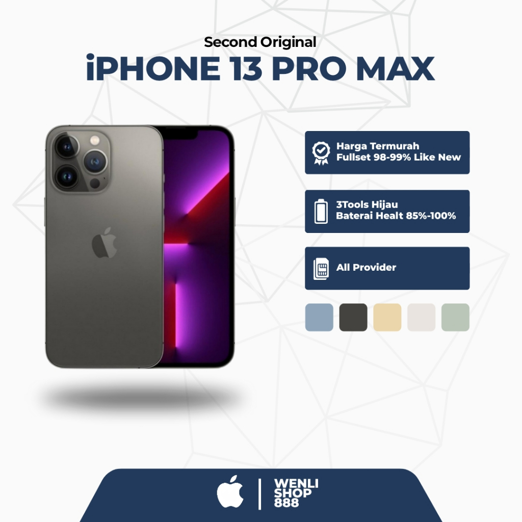 iPhone 13 PRO MAX 1TB/512GB/256GB/128GB SECOND ORIGINAL