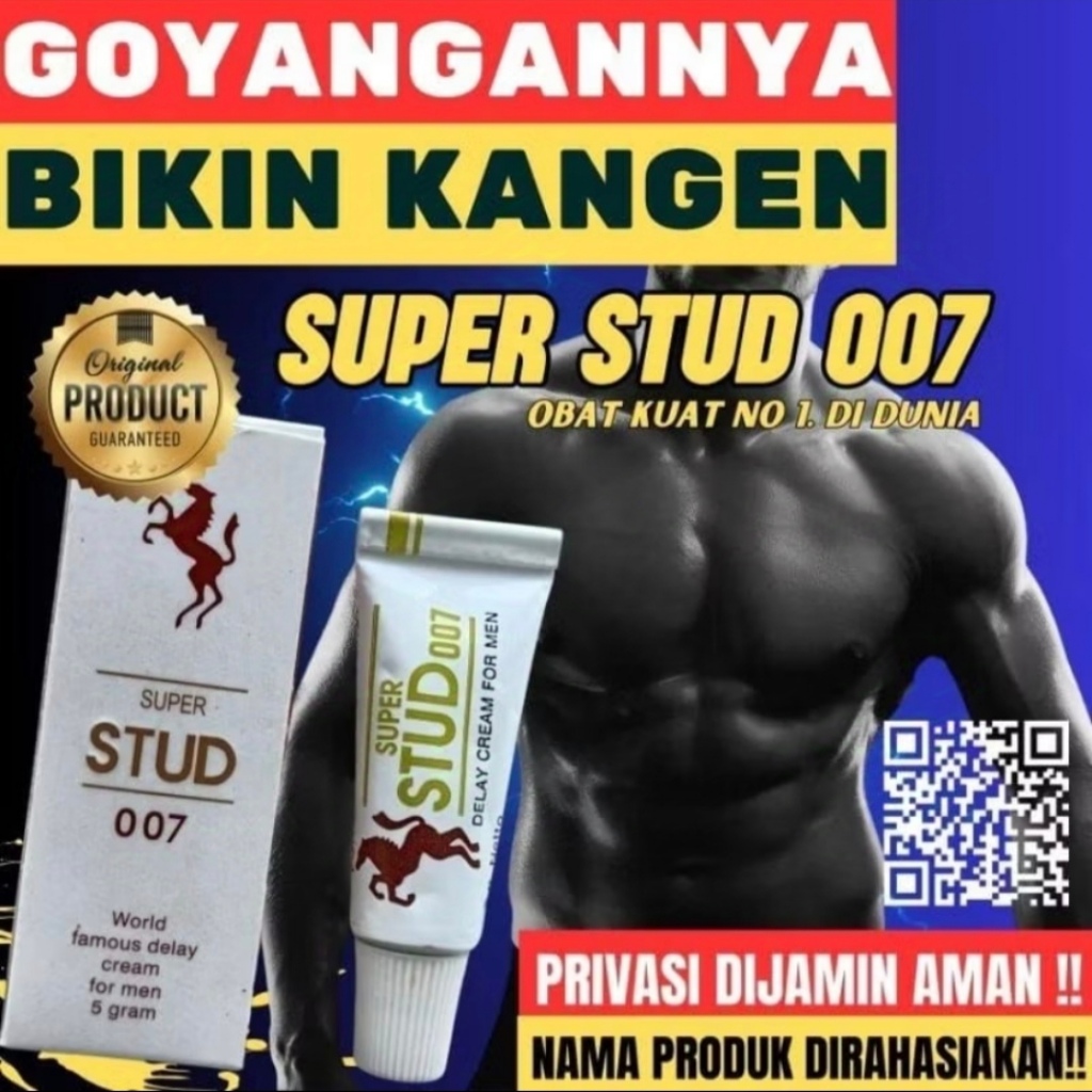 Stud 007 Original Cream Obat Kuat Tahan Lama Ejakulasi Pria