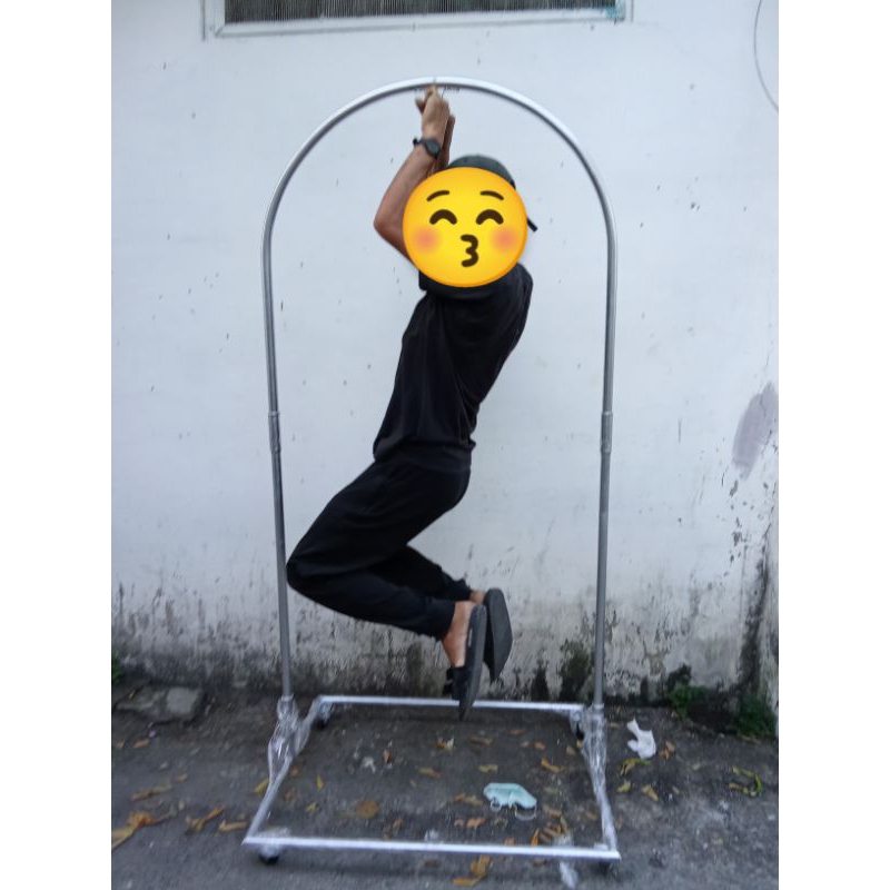 Tiang ayunan bayi beroda (bongkar pasang )