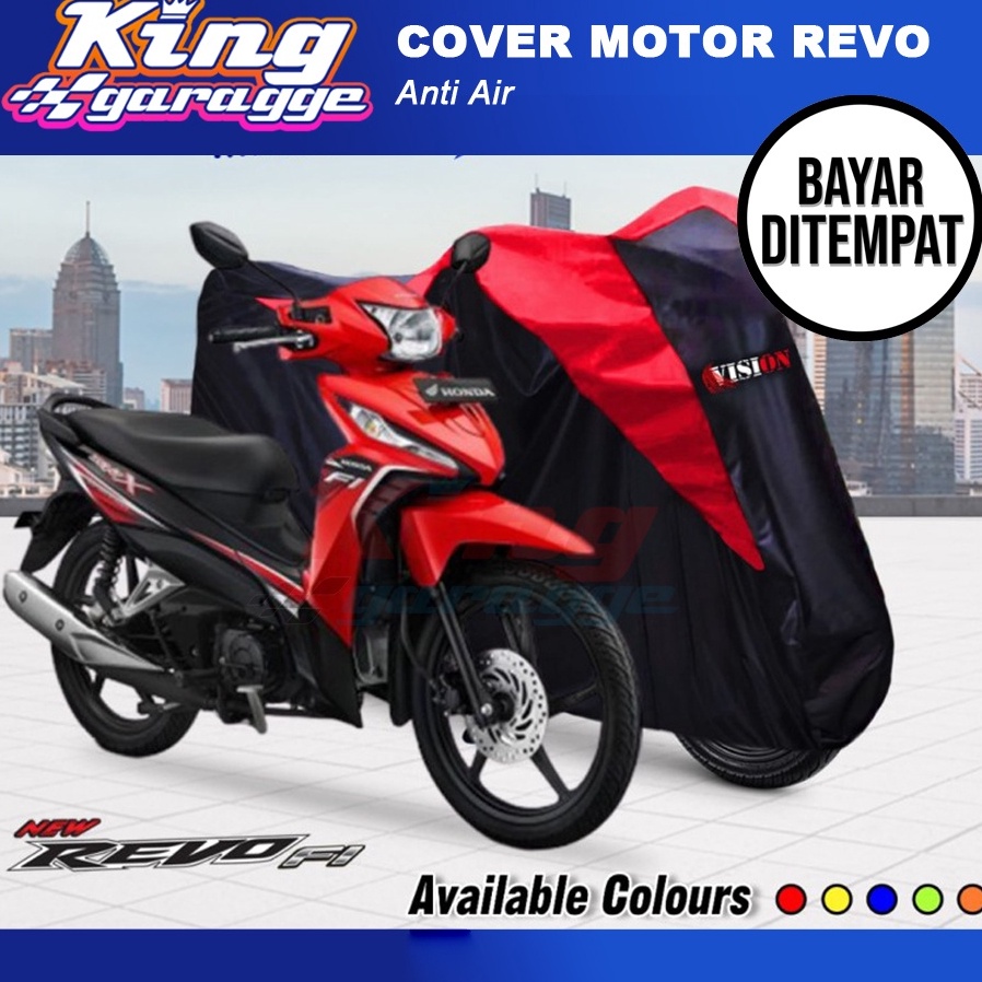 Kualitas Terkini Cover Motor Revo Selimut Motor Revo  Jas Motor Revo Berkualitas Sarung Motor Revo  