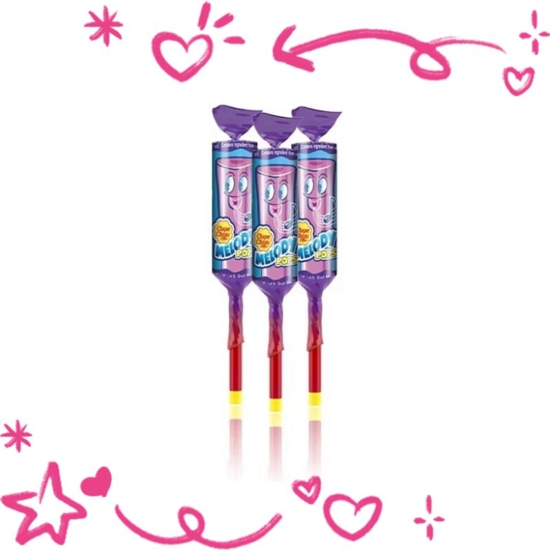 

Permen Chupa Chups Melody Pops Grape 15gr x 3 pcs