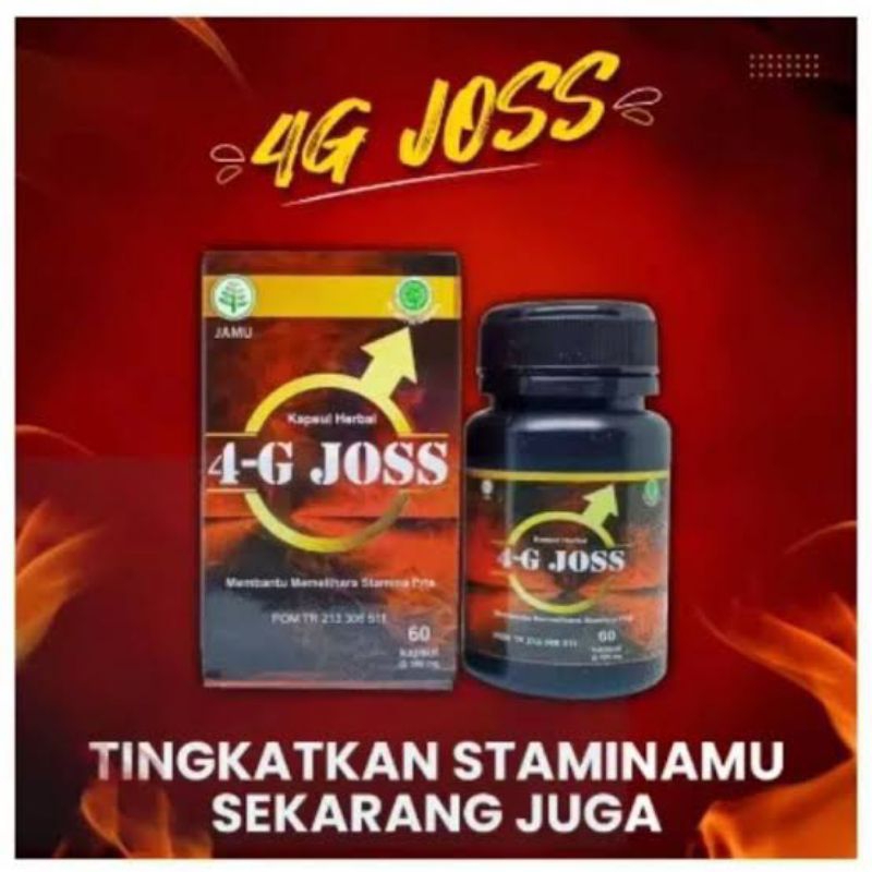 SUPLEMEN 4G JOSS ASLI HERBAL MENINGKATKAN STAMINA PRIA ORIGINAL