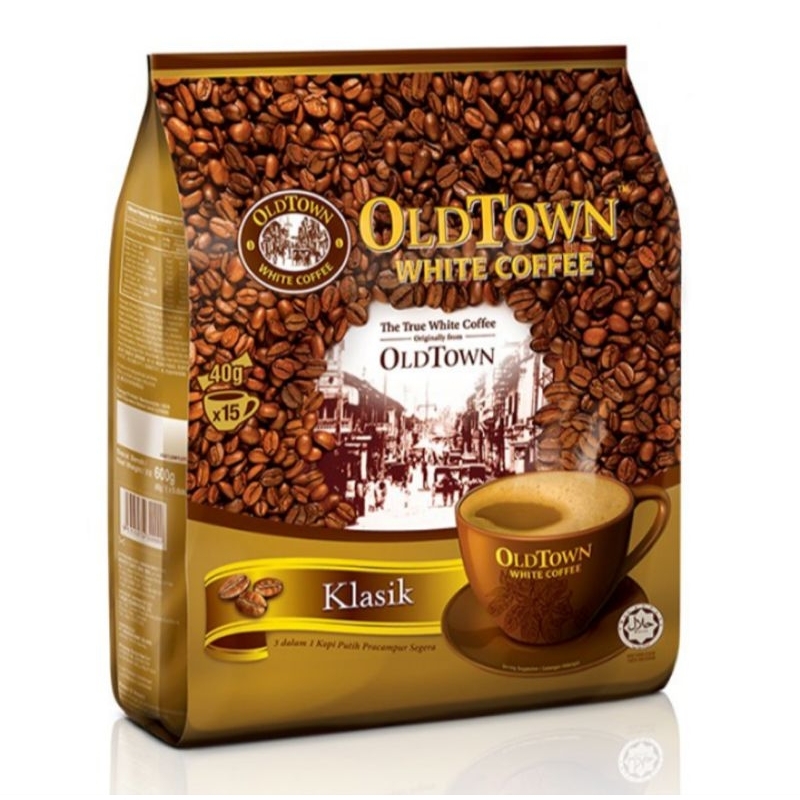 

OLD TOWN White Coffee Instant Klasik kopi bubuk isi 15 sachet x 40 gram