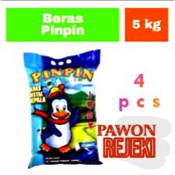 

PAKET Beras PINPIN 5kg 4pcs ONLY INSTAN ojek online