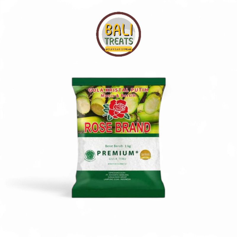 

Rose Brand Gula Kristal Pasir Tebu Premium 1kg