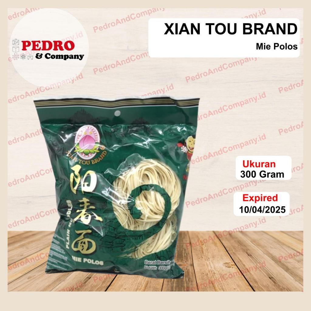 

Xian tou brand mie polos 300 gram plain noodle