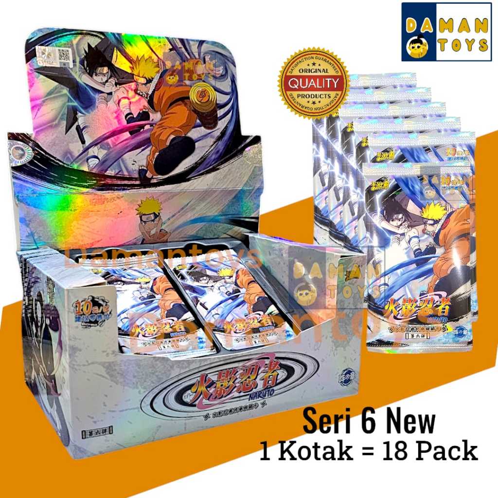 Kartu Naruto Baruto Kayou Seri 6 Original Card Tcg 90 Card