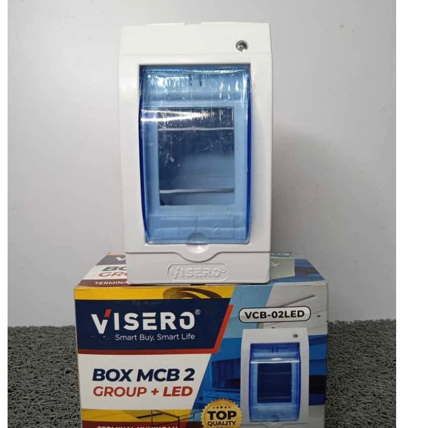 BOX MCB 2 GROUP + LED VCB-02LED VISERO