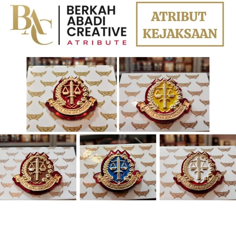 BAC ATRIBUT KEJAKSAAN - PIN LENCANA SAFARI JAKSA KEJAKSAAN RI