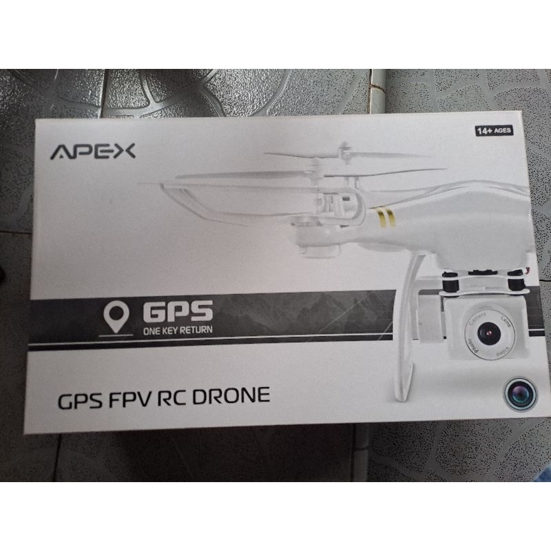 APEX DRONE GD 83 fvp wifi hd camera with Gps-putih