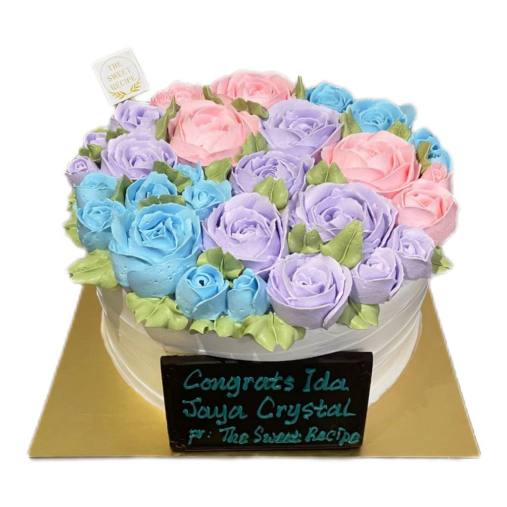 

Cake Rose Purple Blue