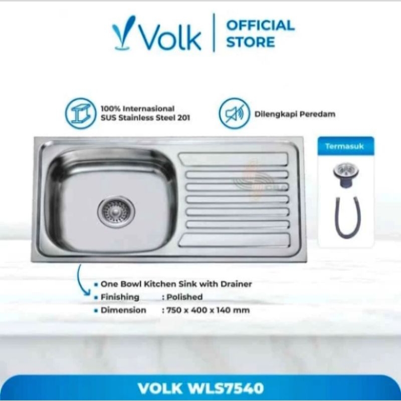 BAK CUCI PIRING + PEREDAM + AFUR VOLK WLS7540