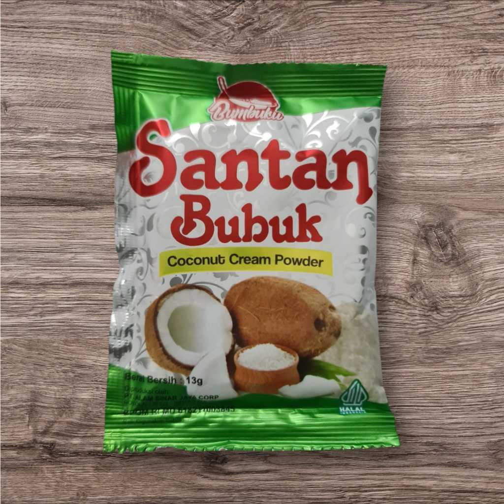 

Bumbu Dapur Bumbuku-Santan Bubuk-Kemasan 13 Gram-1 Renceng isi 10bks